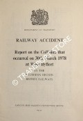 Book cover of Railway Accident - Report on the Collision that occurred on 30th March 1978 at West Byfleet in the Southern Region British Railways by Department of Transport